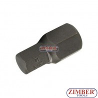Накрайник шестостенен 10мм, дължина 30 мм, ZR-15B1030H10 - ZIMBER TOOLS