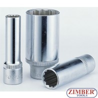 Вложка удължена 1/2" 16-mm (12-стенна) - 5497716 - FORCE