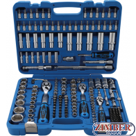 Гедоре комбинирано 1/4", 3/8", 1/2" - 192 части - 2243 - BGS technic