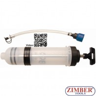 Пластмасов шприц помпа 1500 ml за масла, гориво, течности др  - 4068 - BGS-technic.