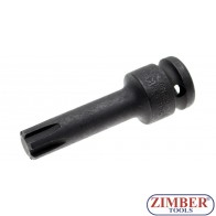 Вложка удaрна RIBE M14, дължина 75 мм 1/2"- 5483-M10 -BGS technic