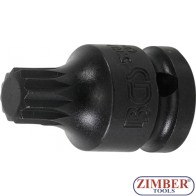 Накрайник Ударен M14 (1/2")  ( XZN)  -5381-M14 - BGS technic.