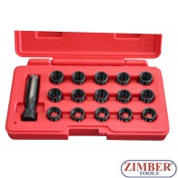 Инструменти за възстановяване на резби на свещи 16 части, ZT-01S0525 - SMANN TOOLS.