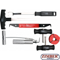 К-т инструменти за сваляне на автостъкла 7 части, 60300- Krftmann.BGS technic