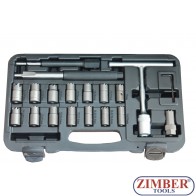 К-т за почистване леглата на дизелови дюзи 19ч - ZR-36DIISCS19 - ZIMBER TOOLS.
