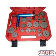 К-т за сваляне на спирачни цилиндри на въздух 18 части, ZR-36APB - ZIMBER-TOOLS
