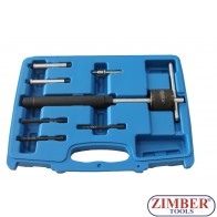 К-т за вадене на подгревни свещи 7ч,  ZR-36GPPS7 - ZIMBER TOOLS