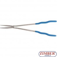 Клещи дългоусти прави челюсти XXL- 400-mm- 424 -BGS technic.