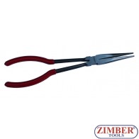 Клещи дългоусти прави 280mm. 11", ZR-19NP - ZIMBER-TOOLS.
