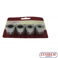 Ключове  (Камъни) за гайки на амортисьори  AUDI.VW.AUSTIN MAERTRO - 4 части, ZR-36DNS04 - ZIMBER - PROFESSIONAL