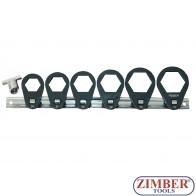 Ключове за маслени филтри к-т 5бр.24mm/27mm/30mm/32mm/36mm/38mm x 3/8"D - ZR-36OFRT7 - ZIMBER TOOLS.