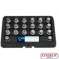 Ключове за секретните болтове на BMW, 21бр  - ZR-36WLSRKBMW - ZIMBER TOOLS.