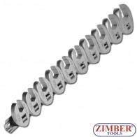 КОМЛЕКТ РЯЗАНИ КЛЮЧОВЕ (пачи крак) 3/8" от  10-mm - 19 mm | 10 бр- 1756 - BGS technic.