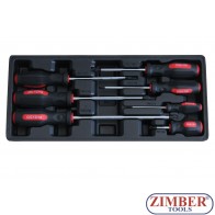 Комплект кръстати отвертки тип Philips 7части -  ZT-00877 - SMANN TOOLS