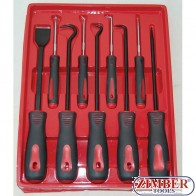 Куки к-т + стъргалка 9 части (ZT-04122) - SMANN TOOLS.