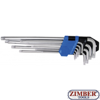 К-т удължени шестограми Torx- T10 - T50 | 9 части. (793) - BGS technic