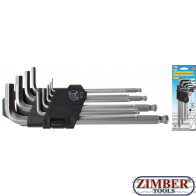 К-т удължени шестограми с топче 1,5mm - 10 mm -185mm. 9 части 1 (815) - BGS technic