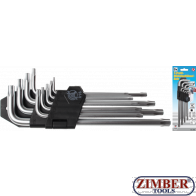 К-т удължени шестограми Torx T10 - T50- 185-mm, 9 бр. (816) - BGS technic.