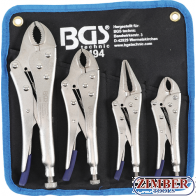 К-т клещи чираци 125-150-180-250mm,4- бр. (494) - BGS technic