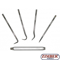 Комплект инструменти за премахване на семеринги, О-пръстени и уплътнения  5 части- 8035 - BGS technic.