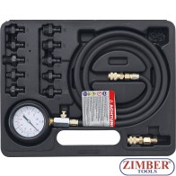 Комплект за измерване налягането на маслото 0 - 10 bar, - 98007 - BGS technic.