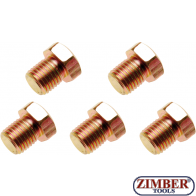 Пробки за картер M13x 1.5 mm 5 бр. (126-SM13) - BGS technic