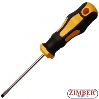 Отвертка права 4 mm. дьлжина- 80 mm (7946-4) - BGS technic