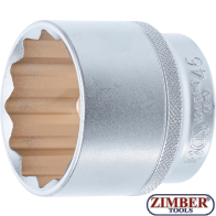 Вложка дванадесетостенна 1/2, | 46 mm, 10651-1 -  BGS technic.