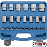 Комплект инчови вложки 1/2", 1/4" -  24 части. 2246 - BGS technic
