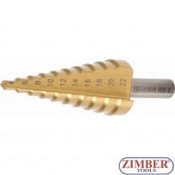 Конусно стъпково свредло Ø 4 - 22 mm - 1618 - BGS technic.