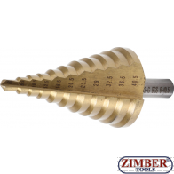 Конусно стъпково свредло Ø 6 - 40.5 mm (1615) - BGS technic