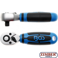 Професионална къса тресчотка мини 72 зъба (3/8") 209 - BGS technic.