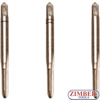 Метчик за възстановяване на резби  HSS-G | M3 x 0.5 | 3 части - 930 - BGS technic