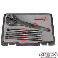 Комплект за зацепване на двигатели за VW Touareg / Phaeton 2003, ZT-04A2237D-SMANN TOOLS.