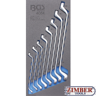 Ключове лули 6x7 - 20x22 mm к-т  -8 бр,  (4084) - BGS technic