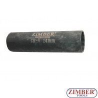 Вложка за свещи 14-mm 3/8", ZR-36SPSWS3814 - ZIMBER-TOOLS