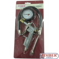 Манометър за гуми 4 в 1, ZR-36TI - ZIMBER TOOLS.