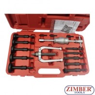 К-т скоби за избиване на лагери с обратен чук 8-58mm. ZR-36BHBP03 - ZIMBER-TOOLS