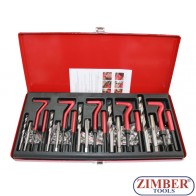 К-т за възстановяване на резби - 131 части (ZT-04044) - SMANN TOOLS.