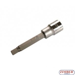 Накрайник шестостенен на вложка 12 мм, дължина 100 мм, 1/2" (ZB-4265)