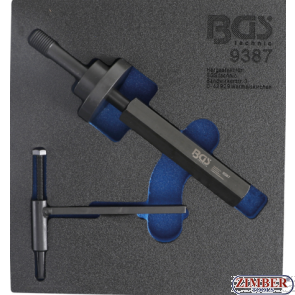 Комплект инструменти за подравняване на ангренажни капак и демонтаж на зъбно колело на ГНП Ford 1.8 TDdi / TDCi (9387) - BGS technic