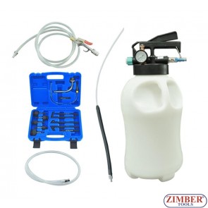 Пневматичeн двупосочен комплект за пълнене и източване на масло в скоростна кутия  ATF /10L , ZT-04B1092- SMANN TOOLS.