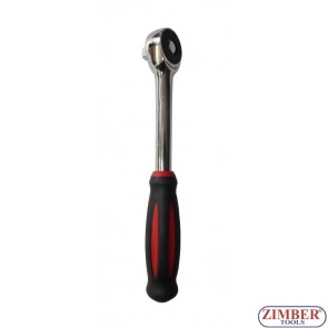 Тресчотка с въртяща дръжка 1/4" (ZR-04RHT14) - ZIMBER-TOOLS