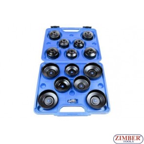 Комплект чашки за маслен филтър 15 части, ZT-04017 - SMANN-TOOLS
