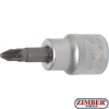 Накрайник на вложка - PZ2 10 mm 3/8" (2551) - BGS technic