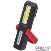 Мобилна ръчна работна акумулаторна COB LED / UV лампа - 9651 - BGS technic.