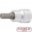 Накрайник шестостенен на вложка (3/4") Hexagon 14 mm - 5189-H14 - Bgs technic.