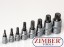 К-т накрайници на вложки XZN- M4 - M16, 8 pcs. (5105) - BGS technic