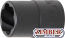 Вложка екстрактор за отвиване на повредени болтове и гайки 1/2" 17 mm (5266-17) - BGS technic 
